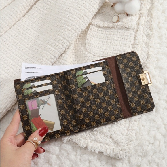 ⚠️Clearance Coffee Brown Bifold Multifunctional Wallet / Cardholder - Picture 3 of 4